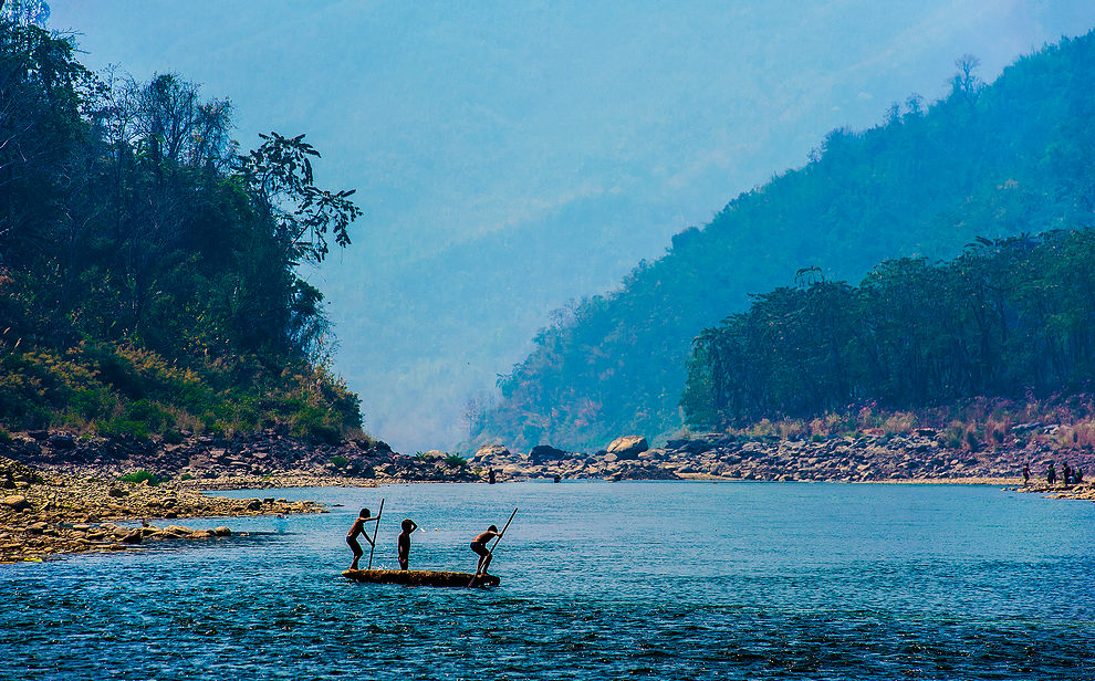 Toipui, rzeka Tuipui (Kolodyne), Mizoram (Mizoram i Manipur)